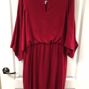 Xl knit dress red